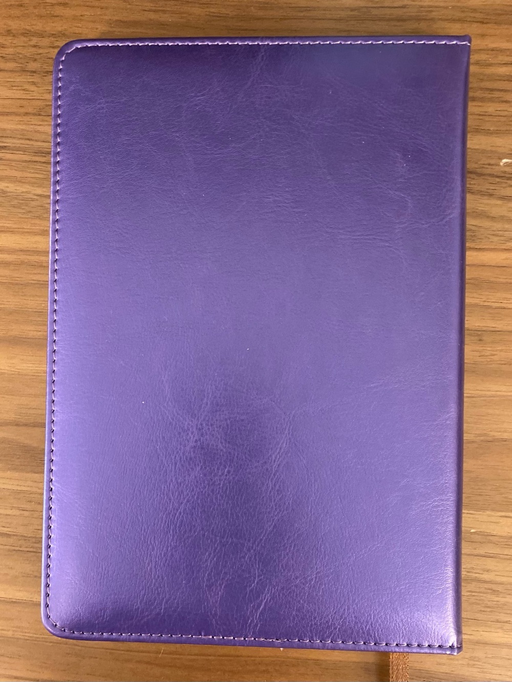 Purple Faux Leather Inspirational Journal Notebook Lined Pages - Picture 3 of 3
